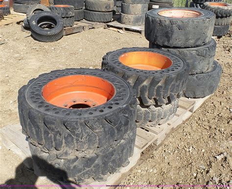 foam filled skid steer tires for sale|solid rubber tires skid steer.